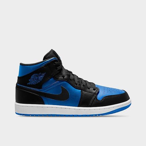 Air Jordan 1 Mid "Royal Blue" now available online Air Jordan 1 Mid Royal Blue, Royal Blue Sneakers, New Sneaker Releases, Sneaker Release, Air Jordan 1 Mid, Blue Sneakers, New Sneakers, Jordan 1 Mid, Air Jordan 1