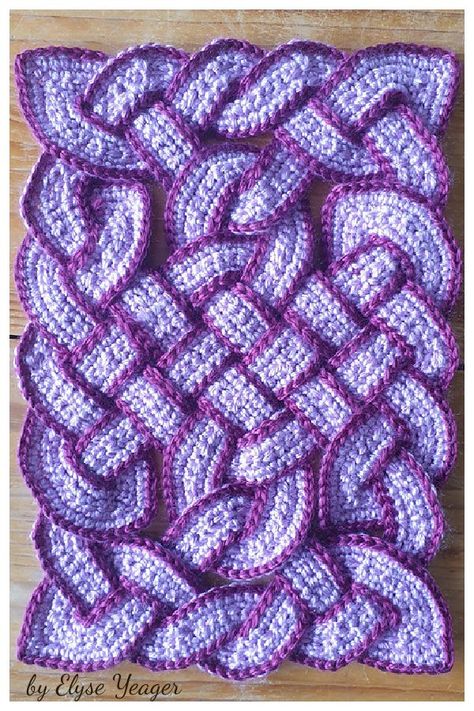 Porteau Knot Free Crochet Pattern Wiccan Crochet Patterns Free, Copenhagen Crochet, Celtic Crochet Patterns, Crochet Nerdy Patterns, Celtic Afghan Crochet Pattern Free, Celtic Weave Crochet Pattern, Celtic Knot Crochet Pattern Free, Celtic Knot Mosaic Crochet Pattern, Celtic Knot Granny Square