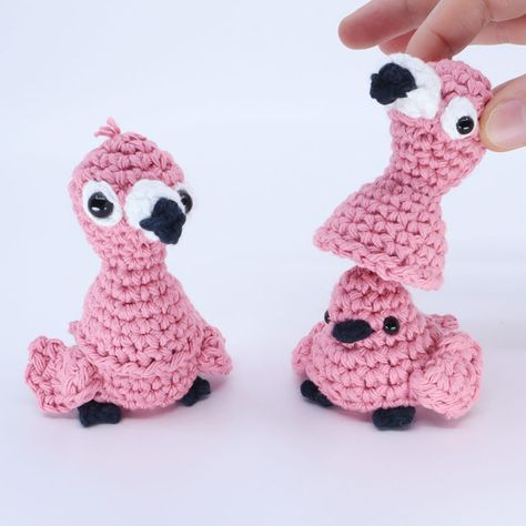 Flamingo Birb Amigurumi Course – Club Crochet Club Crochet, Crochet Flamingo, Crochet Birds, Crochet Design Pattern, Fun Crochet Projects, Diy Crochet Projects, Crochet Kit, Crochet Animals, Crochet Doll