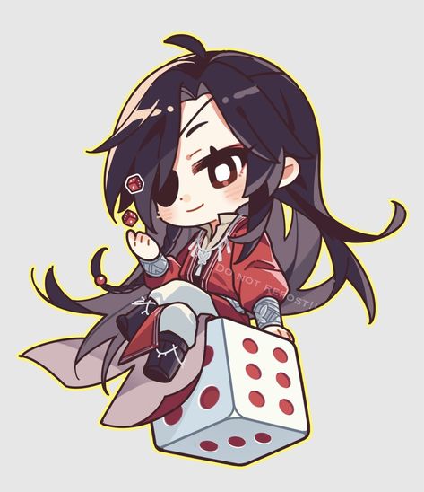 Heavens Official Blessing Chibi, Chibi Hua Cheng, Chibi Hualian, Tgcf Chibi, Hua Cheng, Cute Kawaii Drawings, Bear Wallpaper, Heaven's Official Blessing