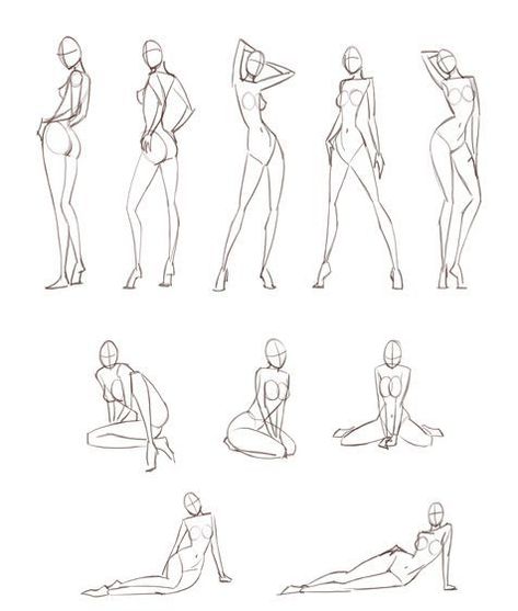 ศิลปะ Sugar Skull, Illustration Tutorial, Fashion Figure Drawing, Body Sketches, Siluete Umane, Foto Tips, 인물 드로잉, Gambar Figur, Fashion Sketch