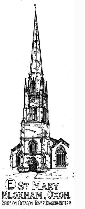 Spire on Octagonal Tower with Diagonal Buttresses: The Evolution of Gothic Spires in England (5), drawn by Banister Fletcher: Fantasy Locations, Gothic Church, Gothic Architecture, St Mary, Art Stuff, Cologne Cathedral, Evolution, Tower, England