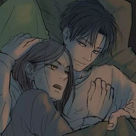 Levi Ackerman Hot Manga, Levi Ackerman Hot, Levi X Reader, Levi And Petra, Levi X Petra, Hanji And Levi, Levi And Erwin, Simple Anime, Best Friend Drawings