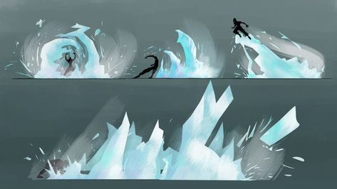 Ice Bending, Avatarul Aang, Ice Magic, Magic Drawing, Personaje Fantasy, Elemental Magic, Super Powers Art, Magic Design, Magic Aesthetic