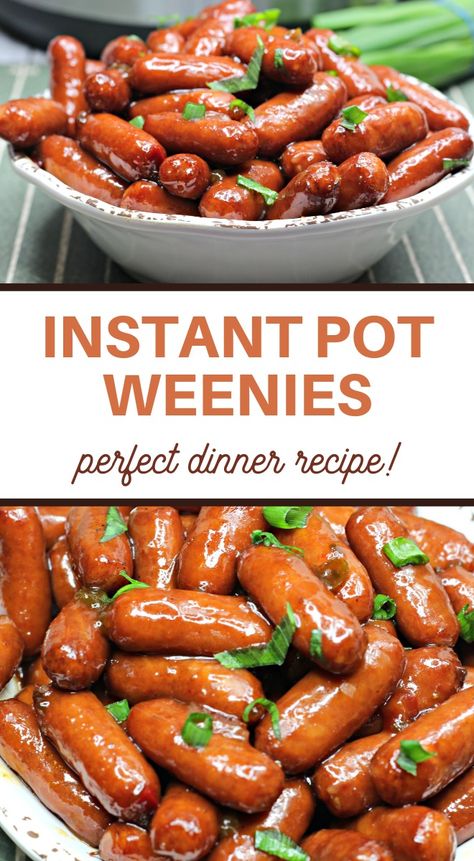 Instant Pot Cocktail Wiener Recipe - 3 Boys and a Dog Cocktail Wieners, Cocktail Weenies, Smokies Recipe, Pumpkin Pie Bars Recipe, Fried Steak Recipes, Spicy Cocktail, Pie Bar Recipes, Jalapeno Recipes, Best Appetizer Recipes