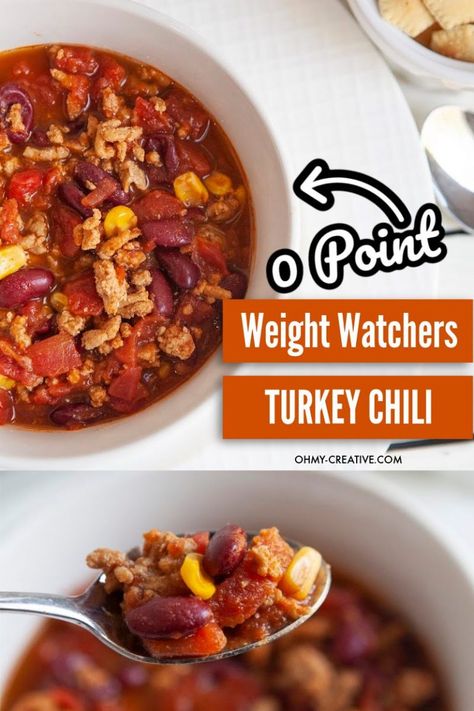 Weight Watchers Turkey Chili, Healthy Turkey Chili Recipe, Paleo Chili Recipe, Whole30 Chili, Healthy Chili Recipe, Weight Watchers Chili, Chili Turkey, Healthy Turkey Chili, Healthy Chili Recipe Turkey