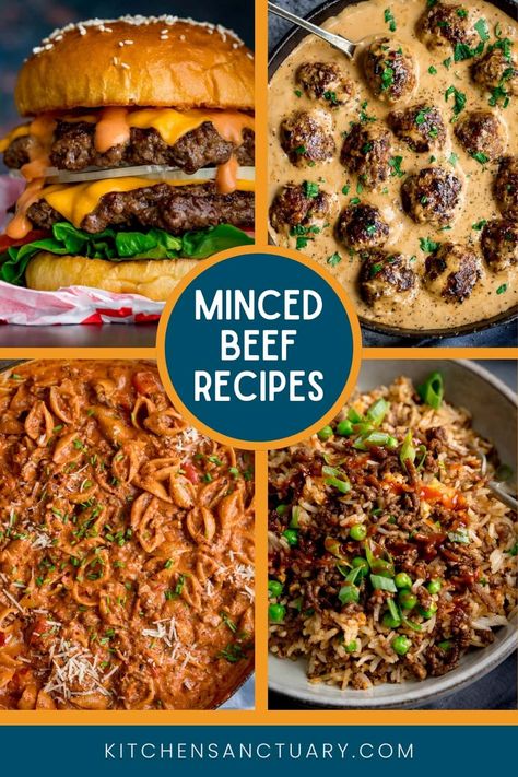 Here are some of our favourite minced beef recipes, from sizzling burgers to savory meatballs, discover mouthwatering inspiration to elevate your cooking game. Recipes For Minced Beef, Minced Steak Recipes, Recipes Using Minced Beef, Asian Minced Beef Recipes, Savory Minced Beef Recipes, Mince Recipes Beef, Mince Meat Recipes, Beef Mince Recipes, Mince Beef Recipes