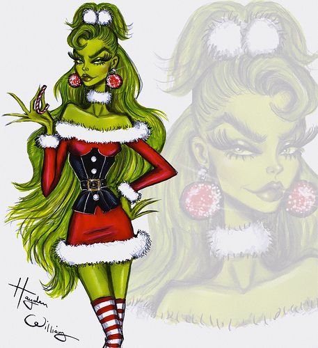 A Glam Grinch moment! #TheGrinch by Hayden Williams 💚❤️ #Holidays #Christmas #Grinch | Flickr - Photo Sharing! Hayden Williams, Christmas Grinch, Fashion Art Illustration, Fashion Design Drawings, Fashion Design Sketches, Holidays Christmas, Fashion Illustrations, Fantasy Fashion, Design Sketch