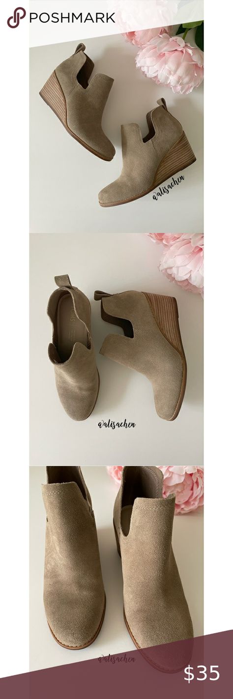 Toms Kallie Wedge Bootie Wedge Bootie, Toms Shoes, Bootie, Wedges, Plus Fashion, Fashion Trends, Fashion Tips, Clothes Design