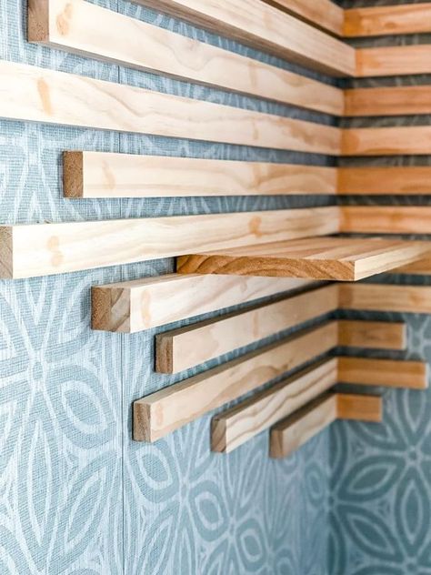 Slat Wall Diy, Diy Slat Wall, Organize Shoes, Wall Shoe Rack, Hometalk Diy, Diy Shoe Rack, Diy Shoe, Diy Bathroom Furniture, Diy Apartment Furniture