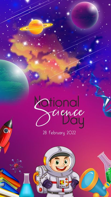 Science Day Poster Design, World Science Day, National Science Day, Social Media Campaign Design, Science Day, Weather Crafts, Campaign Design, Color Drawing Art, Diy Yarn