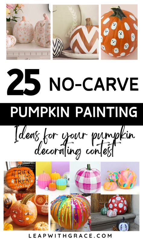 Pumpkin Fundraiser, Pumpkin Painting Designs, Creative Pumpkin Painting Ideas, No Carve Pumpkin Decorating Ideas, Pumpkin Decorating Party, Pumpkin Designs Painted, Pumpkin Painting Party, No Carve Pumpkin, Jack Skellington Pumpkin