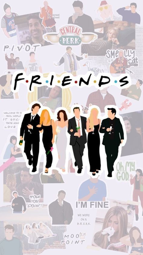 Friends Series Quotes, Friends Best Episodes, Friends Tv Quotes, Friends Sketch, Friends Merchandise, Friends (tv Series), Friends Poster, Friends Cast, Friends Tv Series