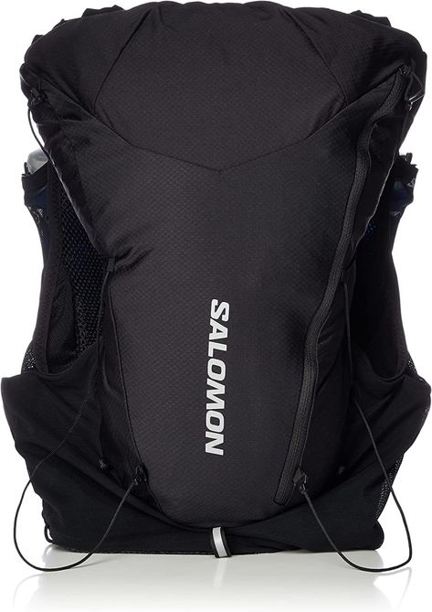 Salomon Backpack, Black Gore-tex Hiking Boots With Shock Absorption, Gore-tex Hiking Boots With Air Cushioning For Trail Running, Salomon Trail Running, Hydration Pack, Hiking Backpack With Anti-theft Pocket, Half Marathon Training, Keep Pushing, Own It