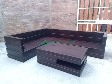 Kursi Tamu Sudut Minimalis Box Modern Bedroom Furniture, Teak Wood, Modern Bedroom, Outdoor Storage Box, Bedroom Furniture, Storage Bench, Teak, Room Design, Coffee Table