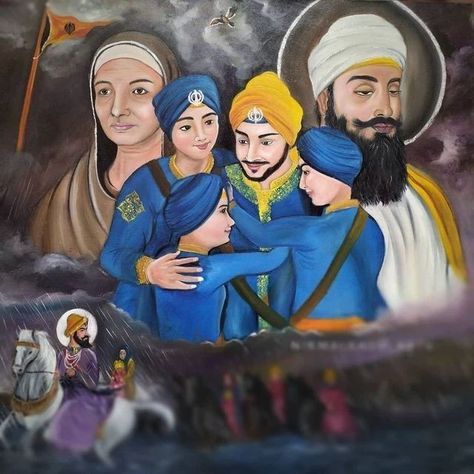 4 Sahibzade, Char Sahibzade, Char Sahibzade Pics, Gurudwara Sahib Wallpaper, Harmandir Sahib Photography, Waheguru Quotes, Guru Nanak Photo, Guru Gobind Singh Ji, Guru Nanak Wallpaper