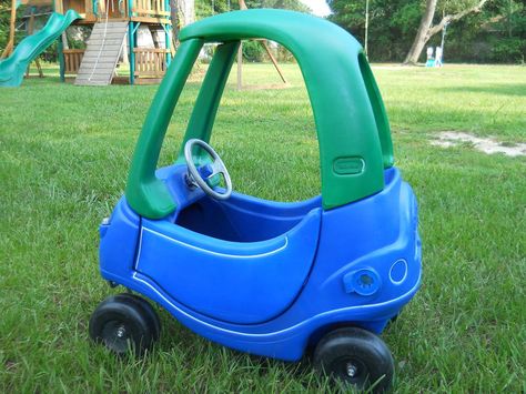 Little+Tikes+Car+Makeover Tikes Car Makeover, Little Tikes Car Makeover, Car Makeover, Cozy Coupe Makeover, Cozy Car, Upcycle Chair, Kids Play Equipment, Car Spray, Fhe Lessons