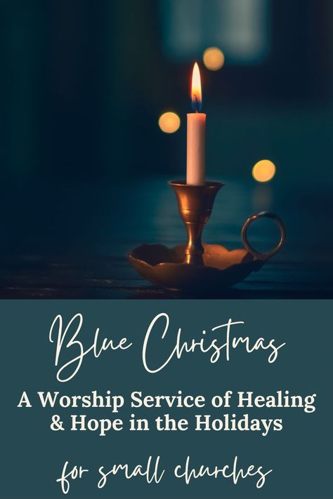 For many, Christmas is not ‘The Most Wonderful Time of the Year’ (as the song goes). The Blue Christmas Service is a beautiful way to make space during the advent season for those suffering any kind of loss – whether the loss of a person, a dream, finances, stability, health, or more. The idea behind the Blue Christmas Service is to create space for the acknowledgment of the heaviness often carried during this season, as well as offering the hope that Jesus gives. Blue Christmas Service Ideas, Christmas Candlelight Service Ideas, Candlelight Christmas Service, Candlelight Service Church, Christmas Eve Service Ideas Church, Candlelight Service Ideas, Christmas Eve Candlelight Service, Planning 2023, Blue Christmas Lights