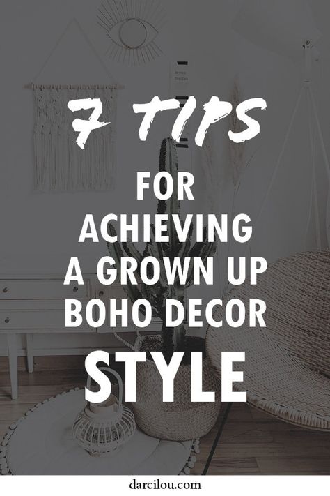 7 Tips for Achieving a Grown-Up Boho Decor Style Boho Decor Dining Room, Boho Decor Style, Bohemian Chic Home, Thanksgiving Home Decor, Entryway Style, Home Still, Boho Inspiration, Butterfly Wall Stickers, Boho Home Decor