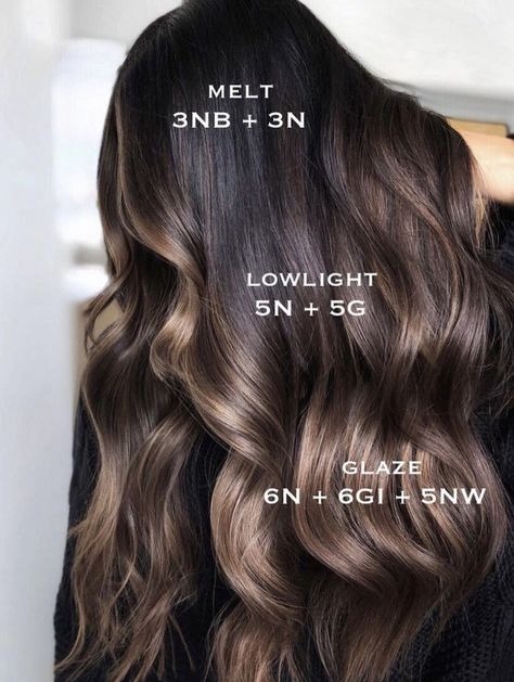 Warm Brunette, Redken Hair Color, Dark Brunette Hair, Hair Color Options, Hair Toner, Hair Color Formulas, Brunette Hair With Highlights, Hair Color Chart, Brunette Balayage Hair