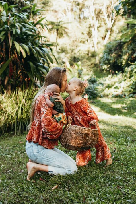 Jinti Fell, Hippie Family, Hippie Mom, Mommy And Me Photo Shoot, Arnhem Clothing, Earth Mama, Hippie Baby, Hippie Life, Hippie Love