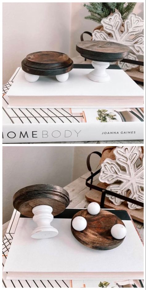 Candle Risers Diy, Diy Wooden Tiered Tray, Diy Wooden Riser, Diy Riser Stand Dollar Tree, Diy Risers Display, Wood Risers Display Diy, Diy Display Risers, Diy Riser Stand, Risers For Displays Diy