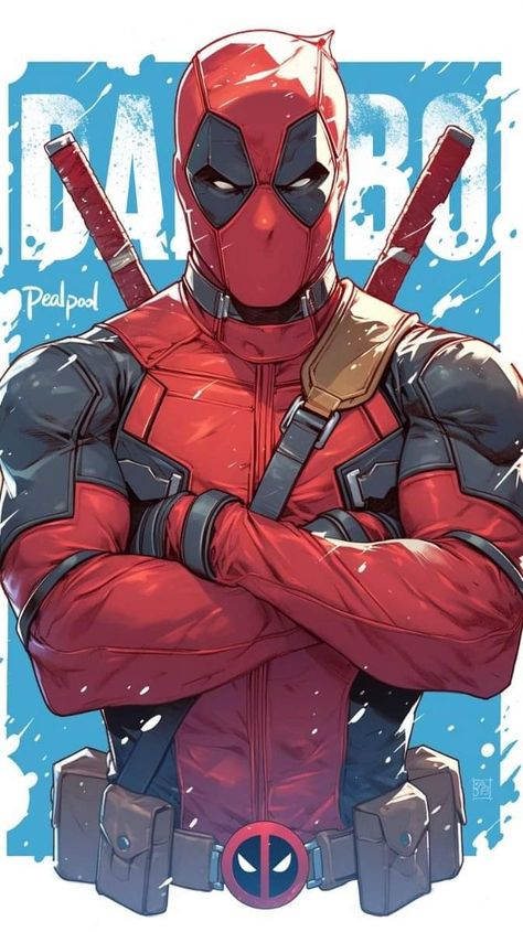 Deadpool Fanart, Deadpool Artwork, Deadpool Art, Wolverine Art, Deadpool Comic, Superhero Poster, Wade Wilson, Marvel Drawings, Marvel Characters Art