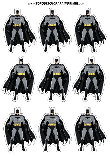 Topo de Bolo para Imprimir: Tubete Batman para imprimir Batman Printables, Body Shop At Home, Batman Birthday, Character Cakes, Batman Art, Iphone Wallpaper Girly, Fiesta Party, Pipe Cleaner, 7th Birthday