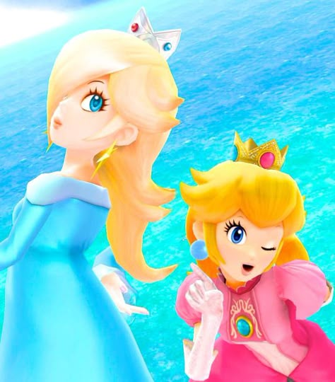 Rosalina and peach (best friends!) Rosalina And Peach, Peach And Rosalina, Princess Peach, Best Friends