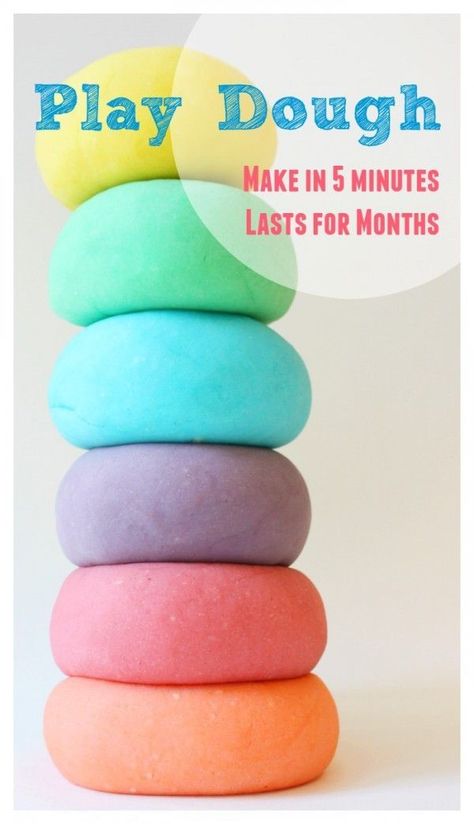 Silly Putty, Playdough Recipe, Homemade Playdough, Toddler Snacks, Toddler Fun, Play Dough, Childrens Crafts, Play Doh, Summer Crafts