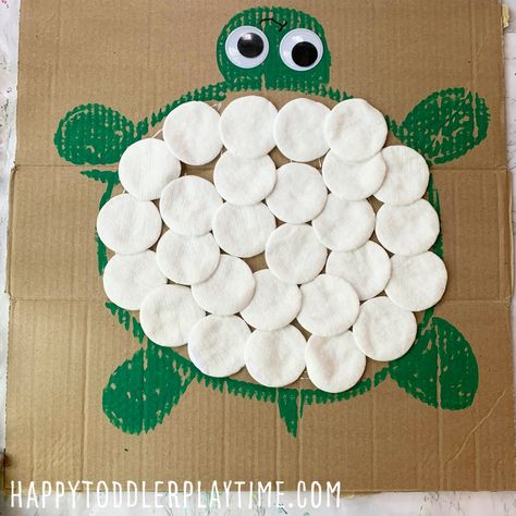 Turtle Sensory Activities, Turtle Activities For Preschool, Desert Lizard, Turtle Activities, Turtle Craft, Rainy Day Activities For Kids, Craft For Preschoolers, Preschool Fine Motor Activities, Turtle Crafts