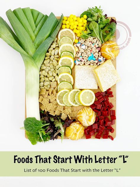 ABC Letter charcuterie board foods that start with letter L Letter Charcuterie Board, Letter Charcuterie, Lucky Charms Cereal Bars, Letter L Crafts, Lemon Meringue Cookies, Life Cereal, Themed Snacks, Debbie Snacks, Lemon Crafts