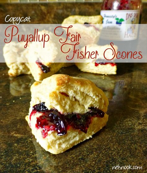 Puyallup Fair, Fair Week, Scone Mix, State Fair Food, Fair Food, Scones Recipe, What's For Breakfast, Fair Food Recipes, Scone Recipe