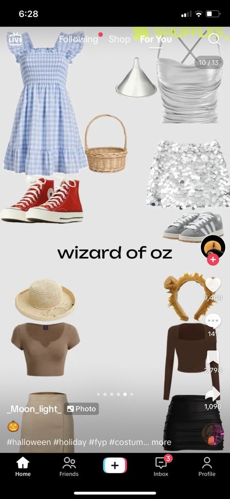 Wizard Of Oz Lion Costume, Halloween Dorothy, Wizard Of Oz Lion, Dorothy Halloween, Dorothy Halloween Costume, Tin Man Costumes, Easy Diy Costumes, Lion Costume, Halloween Costumes Friends