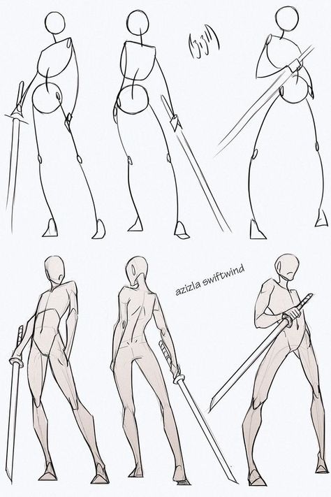 Drawing Poses Combat, Body Portions Drawing, Character Idle Pose, Idle Pose Reference, Combat Poses Reference, Idle Poses Reference, Idle Poses, Combat Reference, Sketch Tutorial