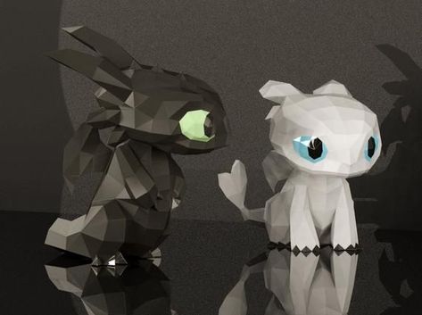 Toothless Papercraft, Toothless Toy, Toothless And Light Fury, Pikachu Crochet, Httyd Art, Light Fury, Anniversaire Harry Potter, Dragon Crafts, Instruções Origami