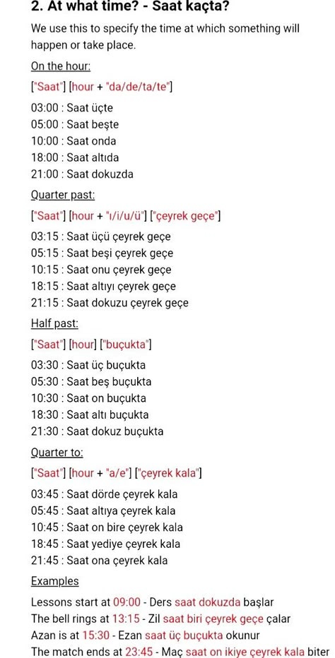 Telling the time Turkish Lessons Learning, Vocabulary Journal, Turkish Learning, Turkish Words, Learning Turkish, Turkish Lessons, Learn Turkish Language, Learning Languages Tips, Language Quotes