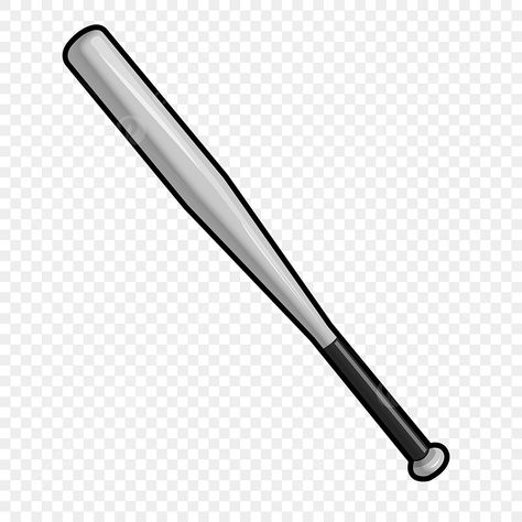 Baseball Bat Drawing, Bat Clipart, Bat Baseball, Baseball Clipart, Cartoon Bat, Bat Animal, Metal Bat, Craft Templates, 3d Craft