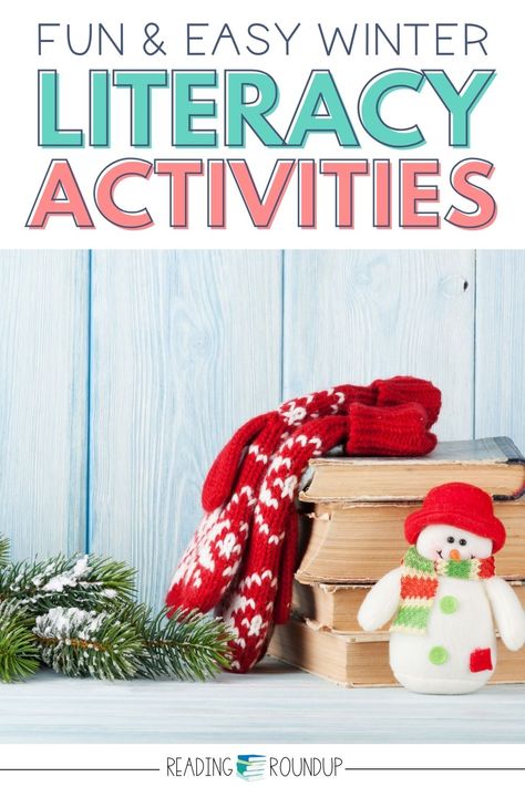 Check out these fun and easy literacy activities that are guaranteed to get your students reading and writing this winter! The literacy centers are a great way to get kindergarten and 1st grade students reading and writing as you work with small groups. You'll also want to add some of these winter read-alouds to your classroom library. Students can practice letter sounds, rhyming words, high-frequency words, CVC words, and so much more with the low-prep literacy centers! Make And Take Literacy Night K-2, Reading Night Activities, Winter Reading Activities, Winter Read Alouds, Winter Literacy Activities, Winter Literacy Centers, December Reading, Winter Writing Prompts, Letter Sound Activities