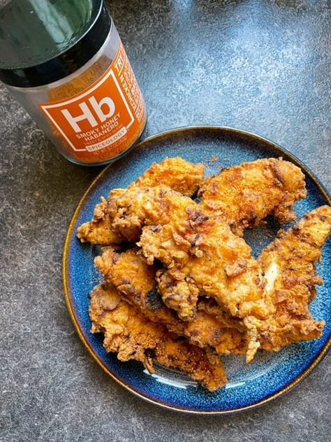 Spice Ideas, Habanero Chicken, Smoked Honey, Fried Chicken Strips, Salt Free Seasoning, Chicken Milk, Buttermilk Chicken, Pan Fried Chicken, Bbq Seasoning