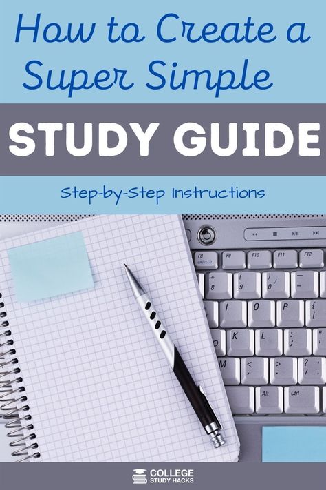 It's super easy to create your own study guide. Using this study guide method, you will organize all of your class notes, professor notes/slides/handouts, practice problems, formulas, definitions, practice tests, etc. into a common document to make it easy to study for quizzes and exams. #studyguide How To Make A Study Guide, Study Guide Ideas, Organized Study, Teas Exam, Study Guide Template, Study Preparation, Microsoft Onenote, Study Core, Good Study Habits