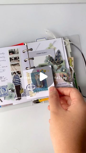 alethea on Instagram: "i love love LOVE interactive journaling 📸

creating art that’s fun and interactive adds so much more depth to my spreads 💛 i feel like more than half of my spreads are interactive with flaps, paper fasteners or just about anything i can utilize 💕🫶🏻

do you like creating interactive spreads? 🥳

•

#journalwithale #journaling #creativejournaling #journalwithme #journal #creative #junkjournaling #bulletjournalss #collage #creativejournal #collages #scrapbook #inspiration #creativity #artjournal #art #inspire #journalingcommunity #scrapbooking #journalinspiration #arttherapy #aesthetic #journalspread #collagework #mixedmediajournal #junkjournal #artjournalingdaily #bujoinspiration" Interactive Journal Ideas, Journal Creative, Interactive Journals, Mixed Media Journal, I Love Love, Bujo Inspiration, Creative Journal, Love Love Love, Scrapbook Inspiration