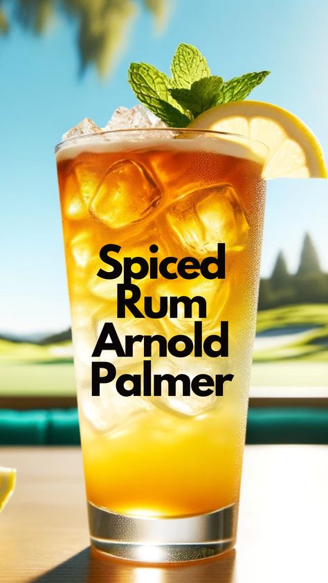 Rum Lemonade Cocktails, Arnold Palmer Cocktail, Monkey Cocktail, Arnold Palmer Drink, Spiced Rum Cocktails, Drunken Monkey, Lemonade Cocktails, Lemonade Iced Tea, Iced Tea Cocktails