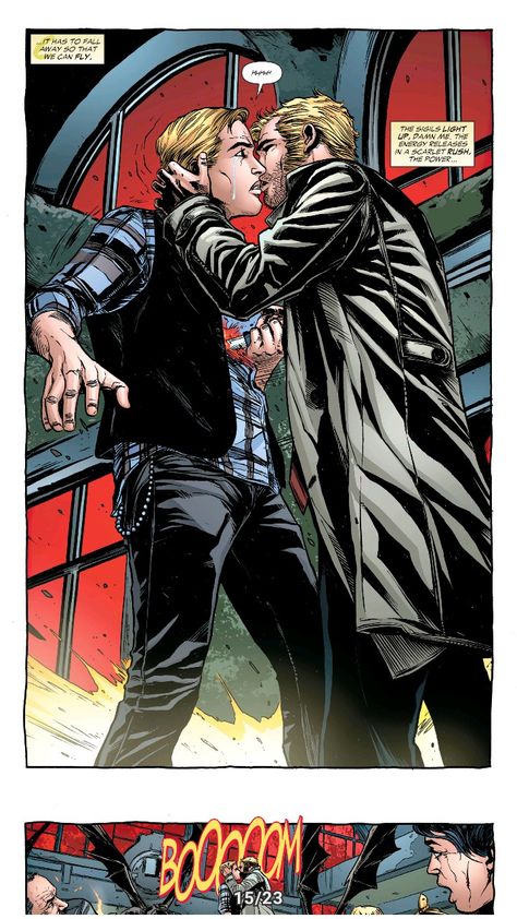 Then he kills him to restore his power to save everyone. Then feels regret but had to be done. Dc John Constantine, Pansexual Characters, Phillip Marlowe, Constantine Comic, Matt Ryan Constantine, My 18th Birthday, John Constantine, Matt Ryan, Geek Art