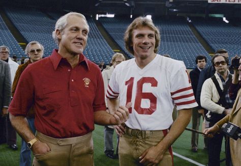 Joe Montana Bill Walsh San Francisco 49ers Bill Walsh, 49ers Nation, 49ers Quarterback, 49ers Players, Football 49ers, San Francisco 49ers Football, Nfl 49ers, Bill Belichick, Joe Montana