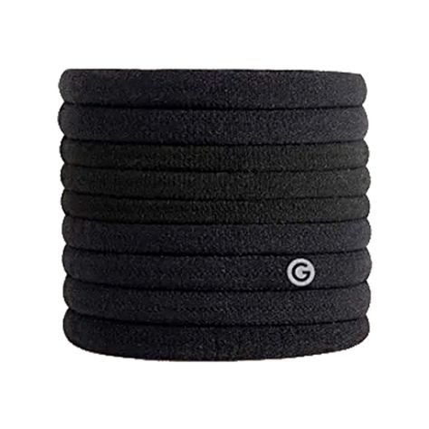 Amazon.com : Gimme Beauty - Fine Hair Ties - No Damage Hair Bands - Black Onyx - Seamless Microfiber Elastics - Hair Accessories With All Day Hold - No Snagging, Dents, or Breakage Hair Tie Pack (9 Count) : Beauty & Personal Care Breakage Hair, Best Hair Ties, Perfect Ponytail, Damage Hair, Hair Grips, Tie For Women, Athletic Hairstyles, Elastic Hair Ties, Hair Breakage