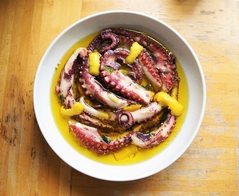 How to Cook Octopus | Greek inspired Octopus Recipe Braised Octopus Recipes, How To Cook Octopus, Fried Octopus, Octopus Recipe, Spanish Recipe, Greek Sauce, Octopus Recipes, Squid Recipes, Calamari Recipes