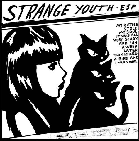 Emily the Strange Pets Activities For Kids, Goth Princess, Rock Aesthetic, Arte Punk, Emily The Strange, Cat Hacks, Sonic Youth, Dark Grunge, Art Folder