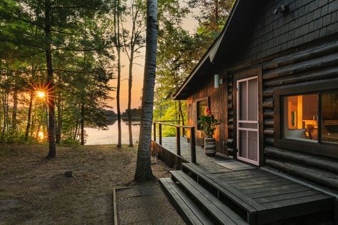 Ikea Faucet, One Room Cabin, Yellow Planter, A Cabin In The Woods, Old Cabin, Minnesota Lake, Parachute Home, Modern Sleeper Sofa, Orange Chair