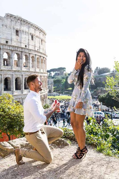 Rome Proposal, Italy Proposal, Proposal Places, Photos In Rome, Lifestyle Photography Studio, Intimate Proposal, Surprise Proposal Pictures, Grace Dent, Outdoor Proposal